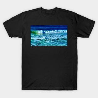 A Wave on the Deep Blue Sea T-Shirt